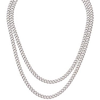 Juvell 18k Gold Plated Silver Tone Necklace