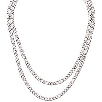 Juvell 18k Gold Plated Silver Tone Necklace