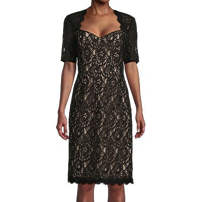 Kohls black lace dress best sale