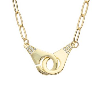 Juvell 18k Gold Plated Cubic Zirconia Necklace