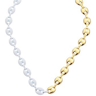Juvell 18K Gold Plated Two-Tone Necklace