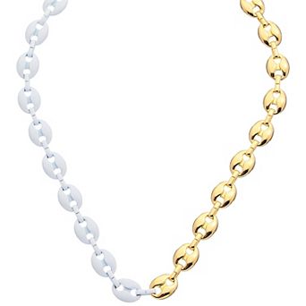 Juvell 18K Gold Plated Two-Tone Necklace