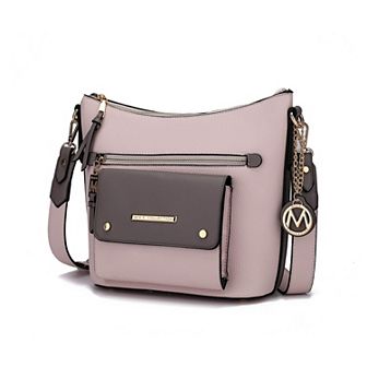 Mkf Collection Serenity Color Block Women’s Crossbody Shoulder Bag By Mia K