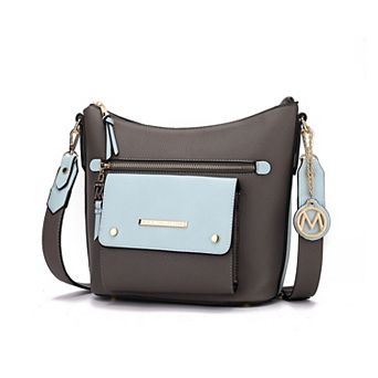 Mkf Collection Serenity Color Block Women’s Crossbody Shoulder Bag By Mia K