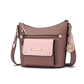 Mkf Collection Serenity Color Block Women’s Crossbody Shoulder Bag By Mia K