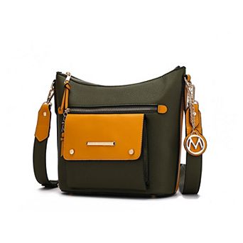 Mkf Collection Serenity Color Block Women’s Crossbody Shoulder Bag By Mia K