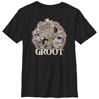 Boys Guardians Of The Galaxy Spring Groot Graphic Tee
