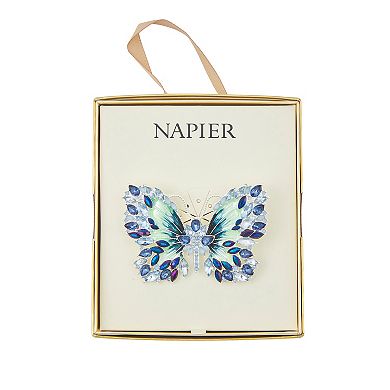Napier Blue Butterfly Pin
