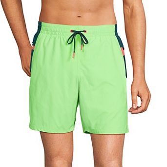 Men's Lands' End 7" Swim Trunks