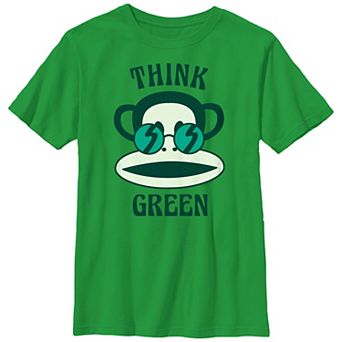 Boys Paul Frank Think Green Monkey Graphic Tee