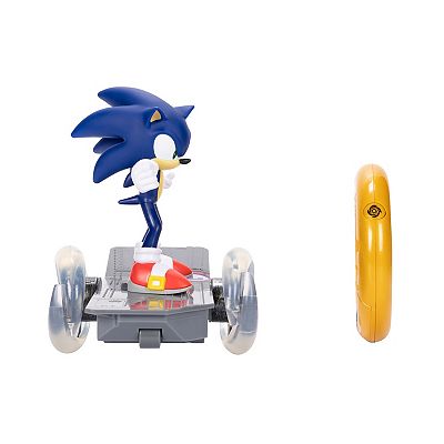 スポーツトイ・アクショントイ FLIPPO/Sonic Control Toy Sonic The Hedgehog Movie R/C Skateboard Toy W/ Ring