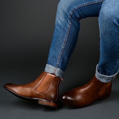 VANCE Landon Men's Tru Comfort Foam Pull-on Chelsea Boots