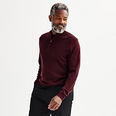 Kohls mens half zip sweater hot sale