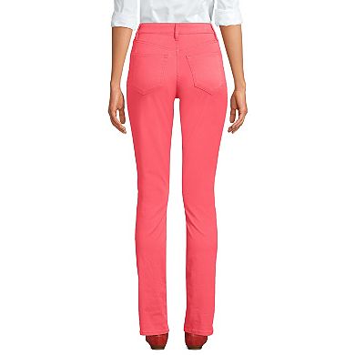 Women's Lands' End High Rise Chino Slim Leg Pants
