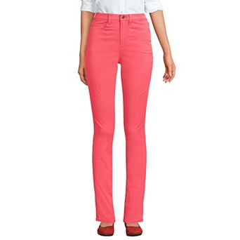 Women's Lands' End High Rise Chino Slim Leg Pants