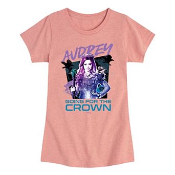 Disney's Decendants Audrey Girls 7-16 Going For The Crown Tee