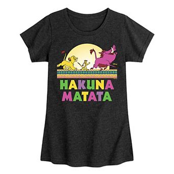 Disney's Lion King Girls 7-16 Hakuna Matata Tee