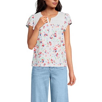 Women's Lands' End Lightweight Jersey Top