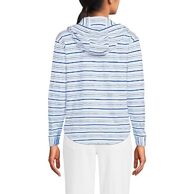 Women's Lands' End Slub Popover Hoodie