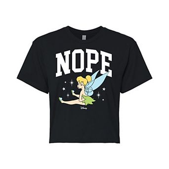 Disney's Tinker Bell Juniors' Nope Cropped Tee