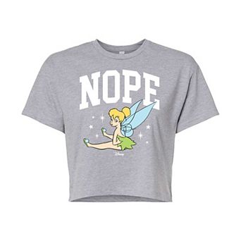 Disney's Tinker Bell Juniors' Nope Cropped Tee