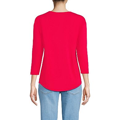 Women's Lands End Lightweight Jersey Tunic Top