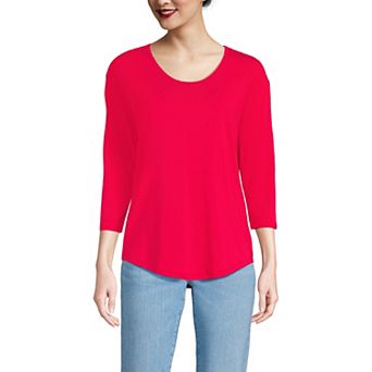 Women's Lands End Lightweight Jersey Tunic Top