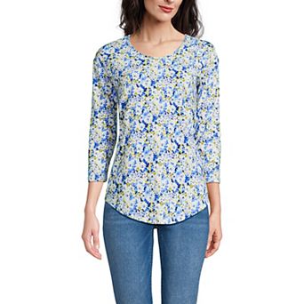 Women's Lands End Lightweight Jersey Tunic Top