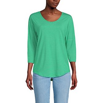 Women's Lands End Lightweight Jersey Tunic Top