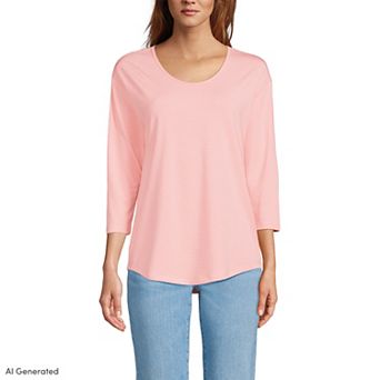Women's Lands End Lightweight Jersey Tunic Top