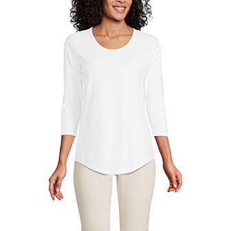 Women's Lands End Lightweight Jersey Tunic Top