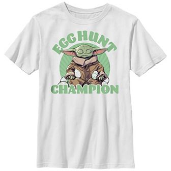 Boys The Mandalorian The Child Egg Hunt Champion Graphic Tee