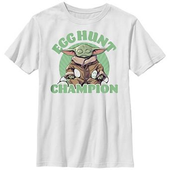 Boys The Mandalorian The Child Egg Hunt Champion Graphic Tee