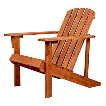 Westport Outdoor Patio Traditional Acacia Wood Adirondack Chair