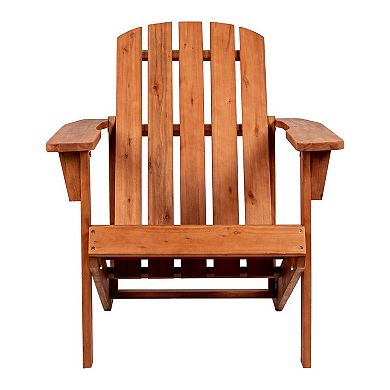 Westport Outdoor Patio Traditional Acacia Wood Adirondack Chair