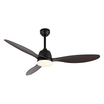 Audie Classic Industrial Iron/plastic Integrated Led Ceiling Fan