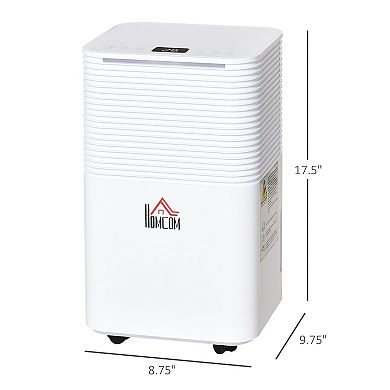 1500 Sq. Ft Portable Electric Quiet Dehumidifier With 3 Color Lights, 2 Speeds&3 Modes