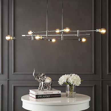 Atlas Modern Vintage Iron Arm Adjustable Led Chandelier