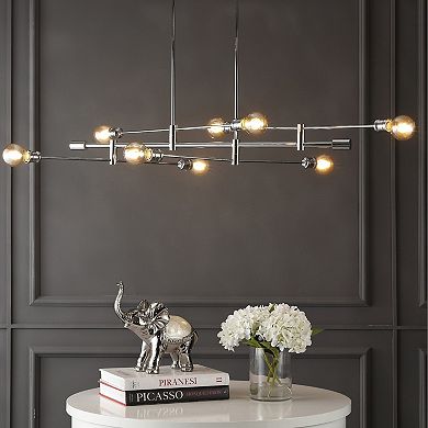 Atlas Modern Vintage Iron Arm Adjustable Led Chandelier