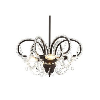 Caroline Metal/crystal Led Adjustable Chandelier