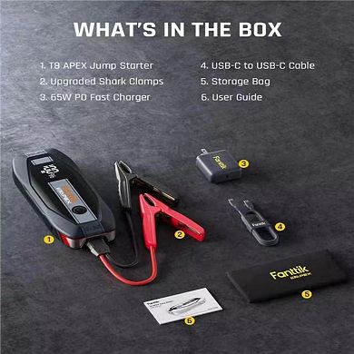 Fanttik Jump Starter T8 APEX 2000 Amp