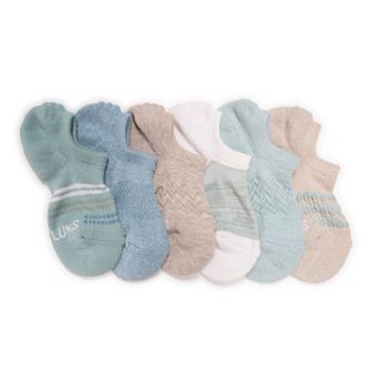 Women's MUK LUKS 6-Pack No Show Socks