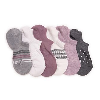 Women's MUK LUKS 6-Pack No Show Socks