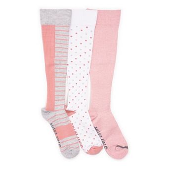 Women's MUK LUKS 3-Pack Compression Knee-High Socks