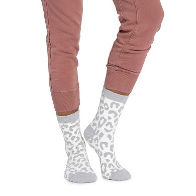 Women's MUK LUKS 3-Pack Cozy Compression Crew Socks