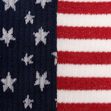 MUK LUKS Patriotic Crew Socks 2-Pack