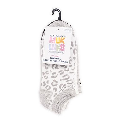 Women's MUK LUKS Low Cut Socks 10-Pack