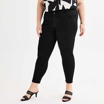 Plus Size Nine West Mid Rise Skinny Jeans