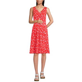 Women's Lands End Fit & Flare Dress