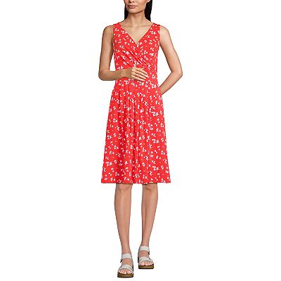 Women s Lands End Fit Flare Dress